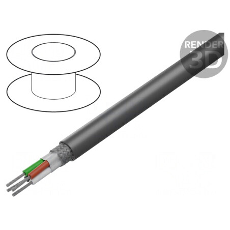Cablu Xtra Guard 1 4x22AWG PVC Gri 30,5m | Electronic-mag.ro | Componente Electronice
