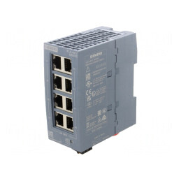 Switch Ethernet 8 Porturi RJ45 24VDC | Electronic-mag.ro | Componente Electronice