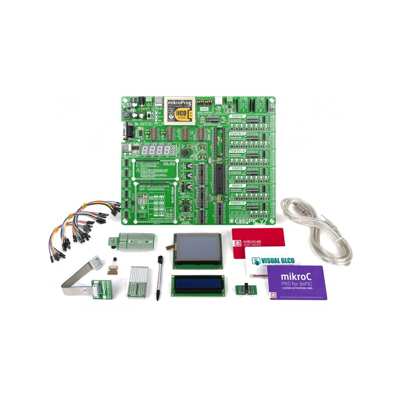 Kit Dezvoltare Microchip PIC DSPIC PIC24 MIKROLAB | Electronic-mag.ro | Componente Electronice Kit Dezvoltare Microchip PIC DSPIC PIC24 MIKROLAB | Electronic-mag.ro | Componente Electronice