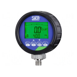 Manometru Digital 0-3 Bar Conexiune G 1/4 90mm | Electronic-mag.ro | Componente Electronice