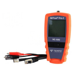 Tester: cabluri | LCD | RJ45 | 0÷50°C | 85x35x170mm | 52024556 | 23639