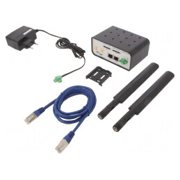 Router LTE 2x SIM 2x 10/100Mbps IP30 9-36VDC | Electronic-mag.ro | Componente Electronice