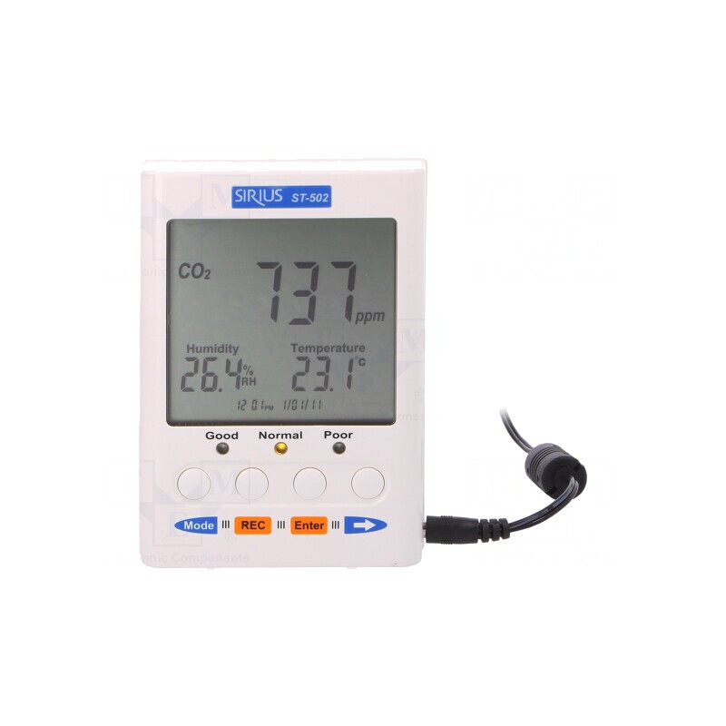 Aparat de Măsură CO2, Temperatura și Umiditate cu LCD ST-502 | Electronic-mag.ro | Componente Electronice