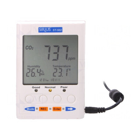 Aparat de Măsură CO2, Temperatura și Umiditate cu LCD ST-502 | Electronic-mag.ro | Componente Electronice