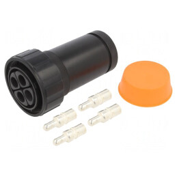 Mufă circulară tată 6 pini cu filet interior PXP9050/06/P/1 | Electronic-mag.ro | Componente Electronice