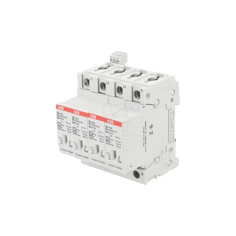 Limitator de Supratensiuni Tip 1 2 Poli 80kA | Electronic-mag.ro | Componente Electronice Limitator de Supratensiuni Tip 1 2 Poli 80kA | Electronic-mag.ro | Componente Electronice