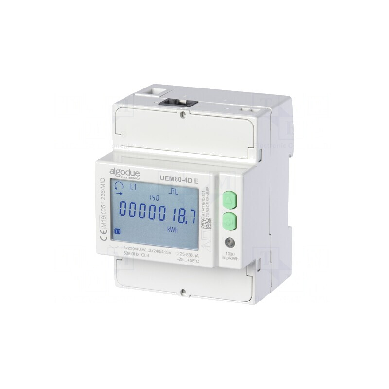 Contor Digital 3-Fazat pentru Șină DIN LCD | Electronic-mag.ro | Componente Electronice Contor Digital 3-Fazat pentru Șină DIN LCD | Electronic-mag.ro | Componente Electronice