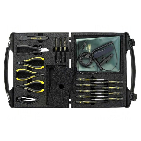 Set ESD cu Valijoară - 19 Piese | Electronic-mag.ro | Componente Electronice