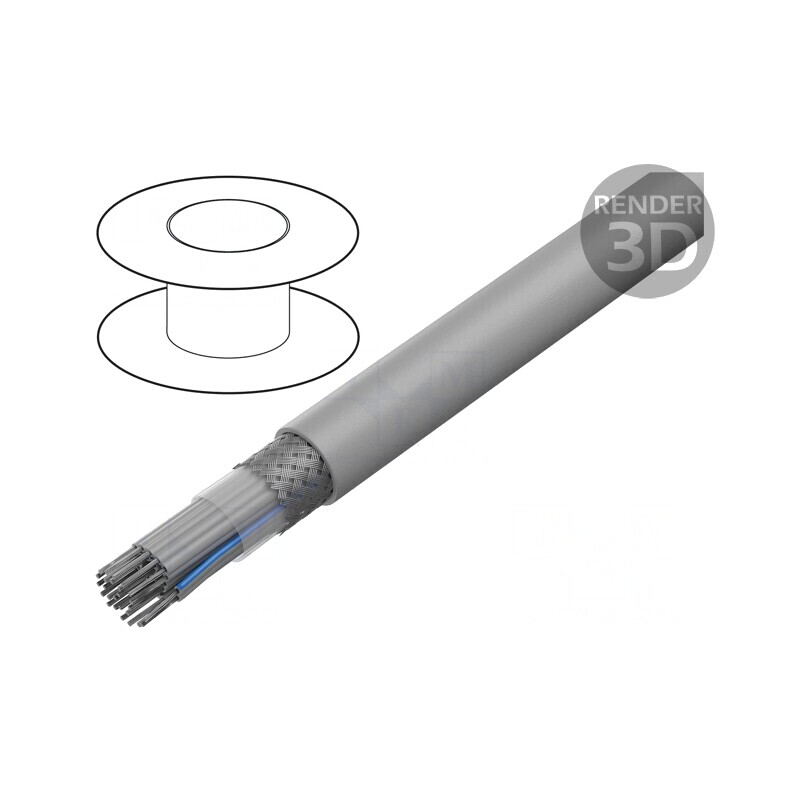 Cablu Bandă Rotund 1,27mm 26x28AWG PVC Gri | Electronic-mag.ro | Componente Electronice Cablu Bandă Rotund 1,27mm 26x28AWG PVC Gri | Electronic-mag.ro | Componente Electronice