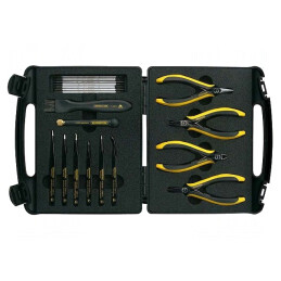 Kit utilizare generală ESD cu valiză 20 bucăți | Electronic-mag.ro | Componente Electronice