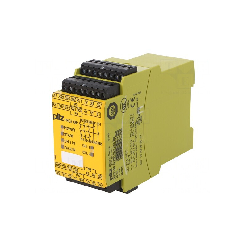 Releu de Siguranță PNOZ X8P 24VDC 3 IN 5 OUT | Electronic-mag.ro | Componente Electronice