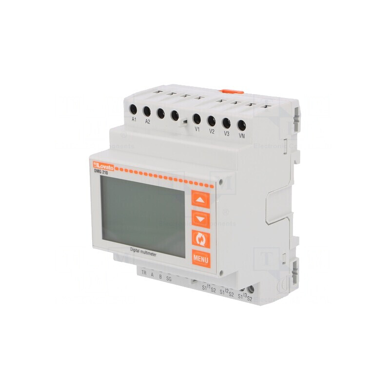 Aparat măsură parametri rețea LCD DMG 210 pentru șină DIN | Electronic-mag.ro | Componente Electronice