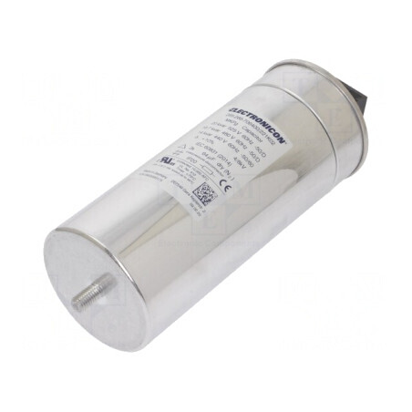 Condensator Trifazat cu Polipropilenă 525VAC 22A Ø95x230mm | Electronic-mag.ro | Componente Electronice