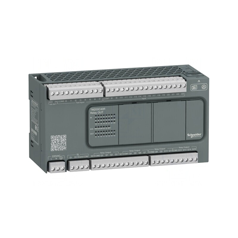 Controler Programabil PLC 24 IN 16 OUT Releu IP20 | Electronic-mag.ro | Componente Electronice