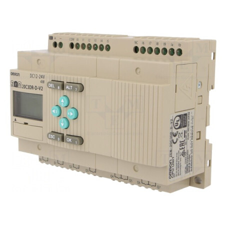 Releu Programabil 12 IN 8 OUT pentru Șină DIN ZEN-20C3DR-D-V2 | Electronic-mag.ro | Componente Electronice