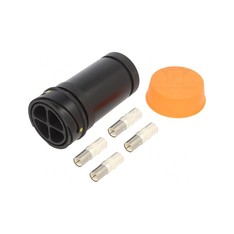 Mufă Circulară 4 PIN Buccaneer 9000 pe Cablu | Electronic-mag.ro | Componente Electronice