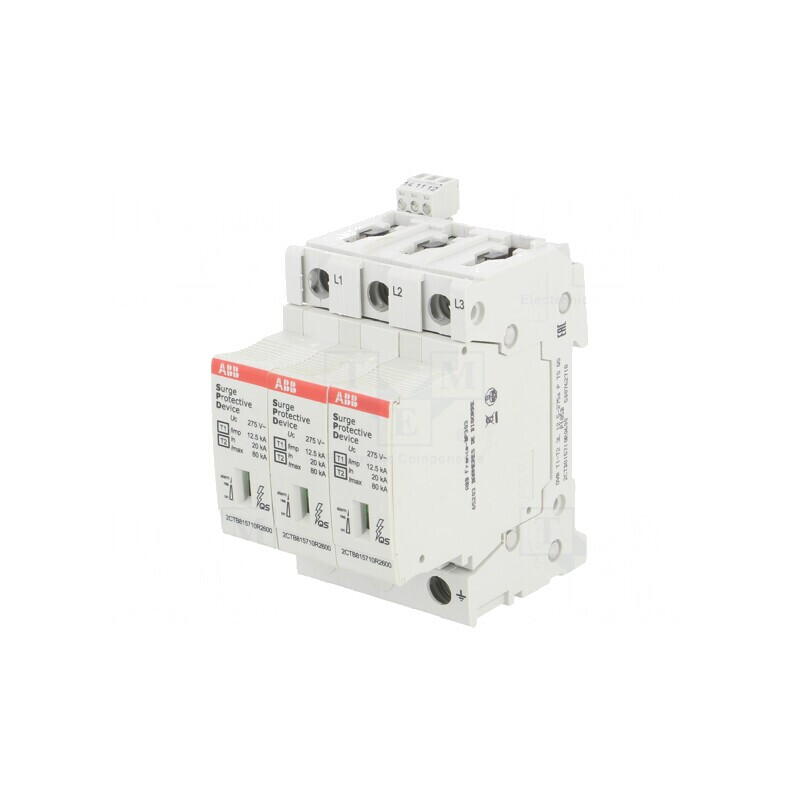 Limitator de Supratensiuni Tip 1 2 Poli 80kA  | Electronic-mag.ro | Componente Electronice