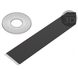 Cablu Bandă PVC 16x28AWG 100FT | Electronic-mag.ro | Componente Electronice