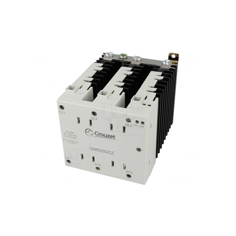 Releu semiconductor 25A 3-fazat 48-600VAC | Electronic-mag.ro | Componente Electronice Releu semiconductor 25A 3-fazat 48-600VAC | Electronic-mag.ro | Componente Electronice