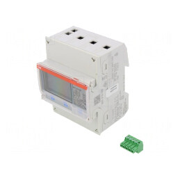 Contor Digital 3-Fazat pentru Șină DIN cu LCD | Electronic-mag.ro | Componente Electronice