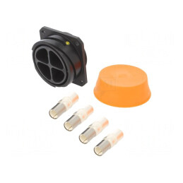 Conector circular soclu mamă 4 pini IP68 Buccaneer 9000 | Electronic-mag.ro | Componente Electronice