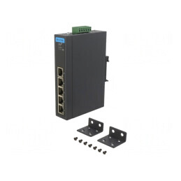 Switch Ethernet Neadministrabil 5 Porturi 12-48VDC EKI-2705E-1GPI-A