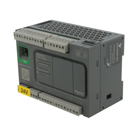 Controler Programabil PLC 24VDC 10OUT 14IN IP20 TM200CE24T | Electronic-mag.ro | Componente Electronice