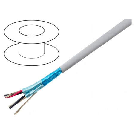 Cablu EcoCable Mini MPPE Gri 30,5m 300V | Electronic-mag.ro | Componente Electronice