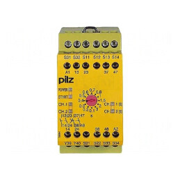 Releu de Siguranță PNOZ XV2 24VDC 4 Output | Electronic-mag.ro | Componente Electronice