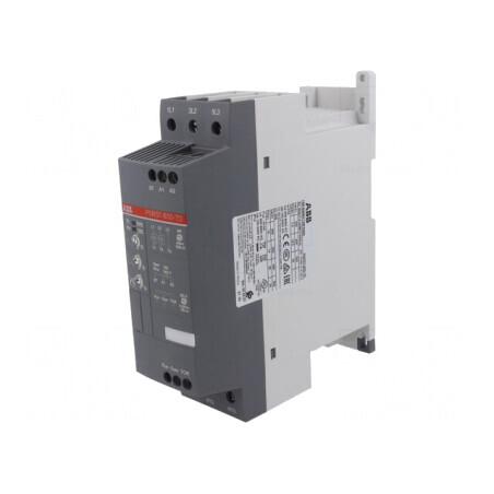 Softstart 18,5kW 37A pentru șină DIN 208-600VAC | Electronic-mag.ro | Componente Electronice