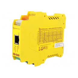 Poartă Ethernet 1 Port 5-30V DC pentru Șină DIN IP20 | Electronic-mag.ro | Componente Electronice