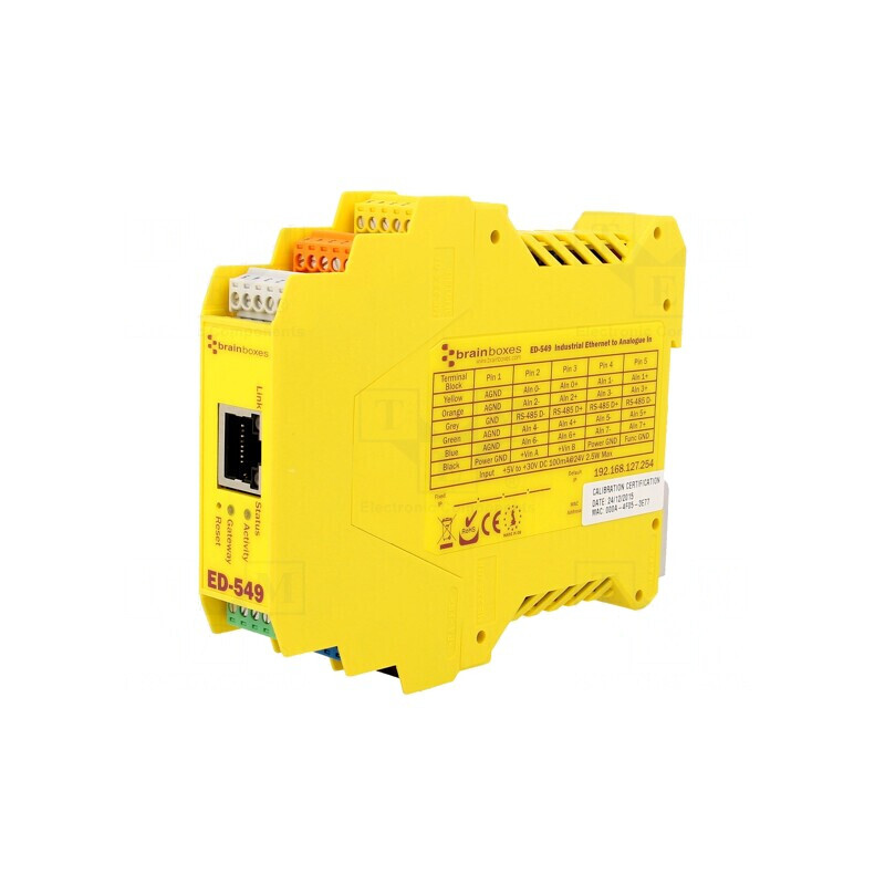 Poartă Ethernet 1 Port 5-30V DC pentru Șină DIN IP20 | Electronic-mag.ro | Componente Electronice Poartă Ethernet 1 Port 5-30V DC pentru Șină DIN IP20 | Electronic-mag.ro | Componente Electronice