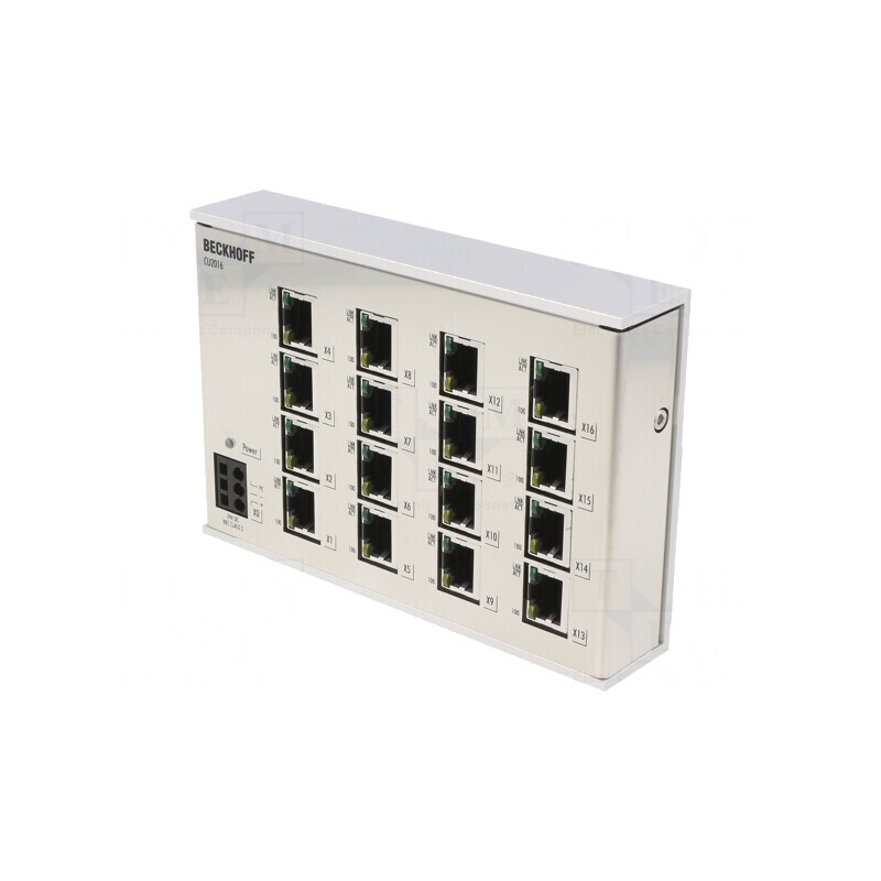 Switch Ethernet Neadministrabil 16 Porturi 24VDC RJ45 | Electronic-mag.ro | Componente Electronice