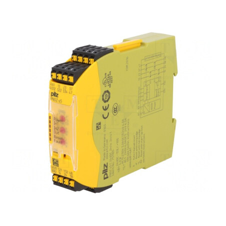 Releu de Siguranță 24VDC PNOZ s5 | Electronic-mag.ro | Componente Electronice