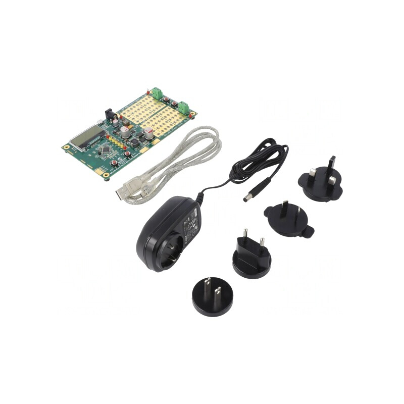 Kit dezvoltare Microchip PIC DSPIC cu cablu USB și placă prototip | Electronic-mag.ro | Componente Electronice