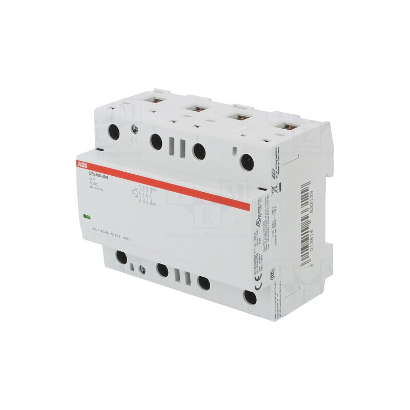 Contactor 4P 100A 24VAC/DC NO | Electronic-mag.ro | Componente Electronice