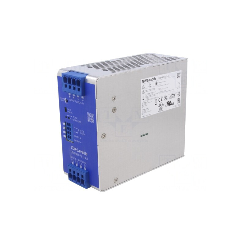 Alimentator 480W 72V 6.7A pentru Şină DIN | Electronic-mag.ro | Componente Electronice
