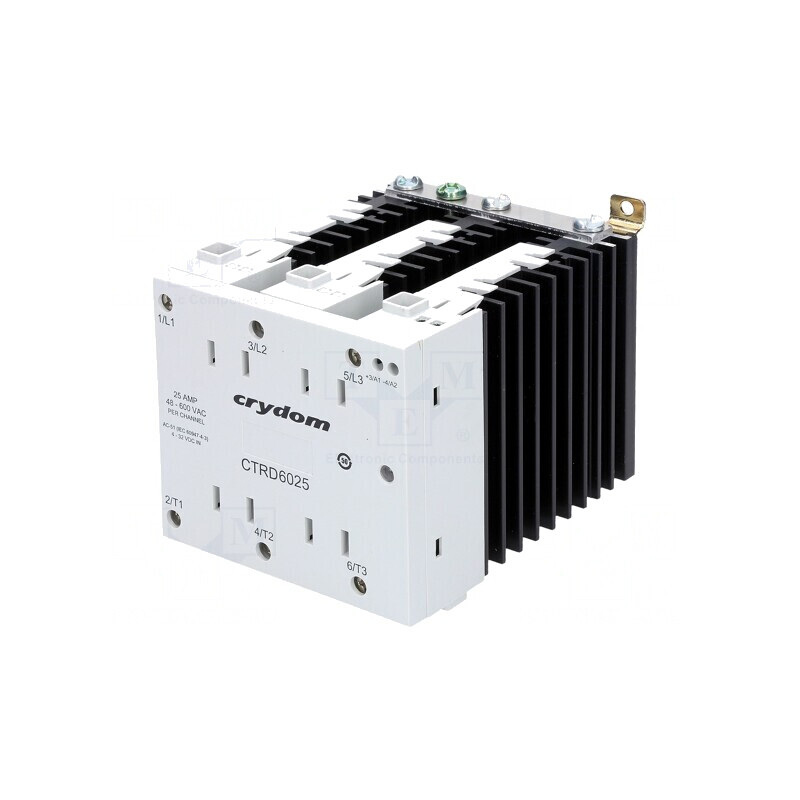 Releu Semiconductor 25A 3-fazat 48-600VAC | Electronic-mag.ro | Componente Electronice Releu Semiconductor 25A 3-fazat 48-600VAC | Electronic-mag.ro | Componente Electronice