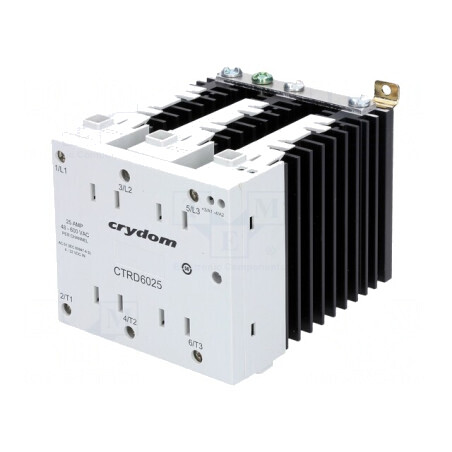 Releu Semiconductor 25A 3-fazat 48-600VAC | Electronic-mag.ro | Componente Electronice