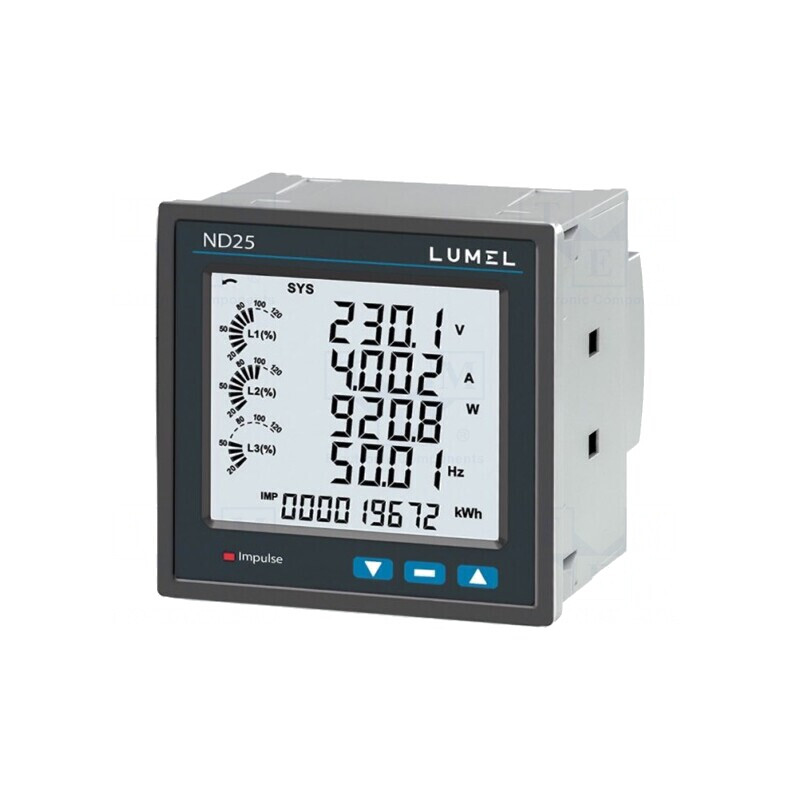 Aparat de măsură parametri reţea digital montare ND25 | Electronic-mag.ro | Componente Electronice Aparat de măsură parametri reţea digital montare ND25 | Electronic-mag.ro | Componente Electronice