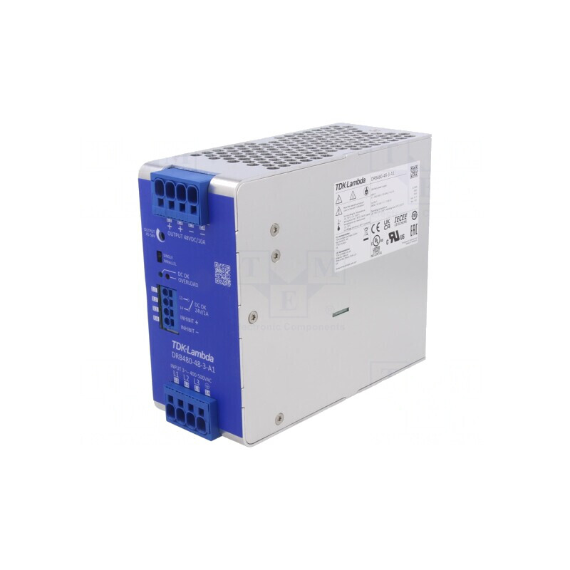 Alimentator Pulsatoriu DIN 480W 48V 10A | Electronic-mag.ro | Componente Electronice Alimentator Pulsatoriu DIN 480W 48V 10A | Electronic-mag.ro | Componente Electronice