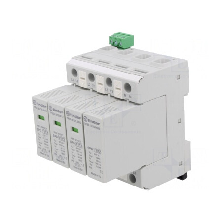 Limitator de Supratensiuni Tip 1 2 Poli 50kA 3 NPE 40-80°C | Electronic-mag.ro | Componente Electronice