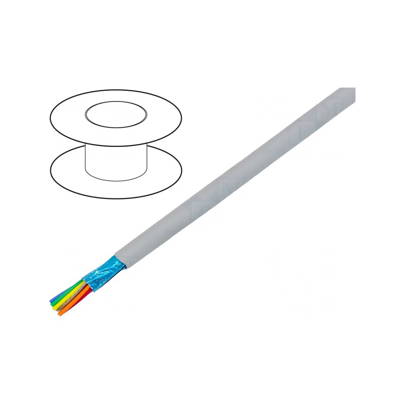 Cablu EcoCable Mini 10x24AWG Gri Închis | Electronic-mag.ro | Componente Electronice Cablu EcoCable Mini 10x24AWG Gri Închis | Electronic-mag.ro | Componente Electronice