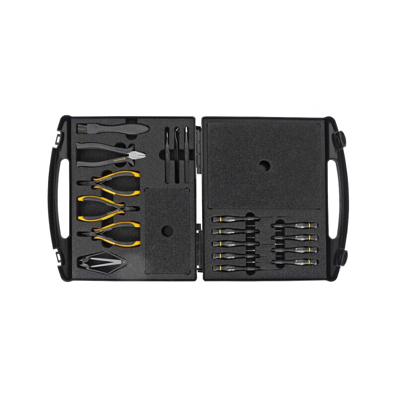Kit Utilizare Generală cu Pensulă, Cleşti și Şurubelniţe ESD | Electronic-mag.ro | Componente Electronice