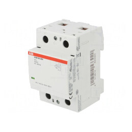 Contactor 2P 100A 24VAC/DC NO | Electronic-mag.ro | Componente Electronice