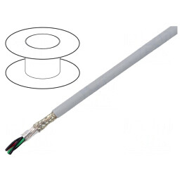 Cablu EcoCable Mini Gri Închis 30,5m 300V | Electronic-mag.ro | Componente Electronice