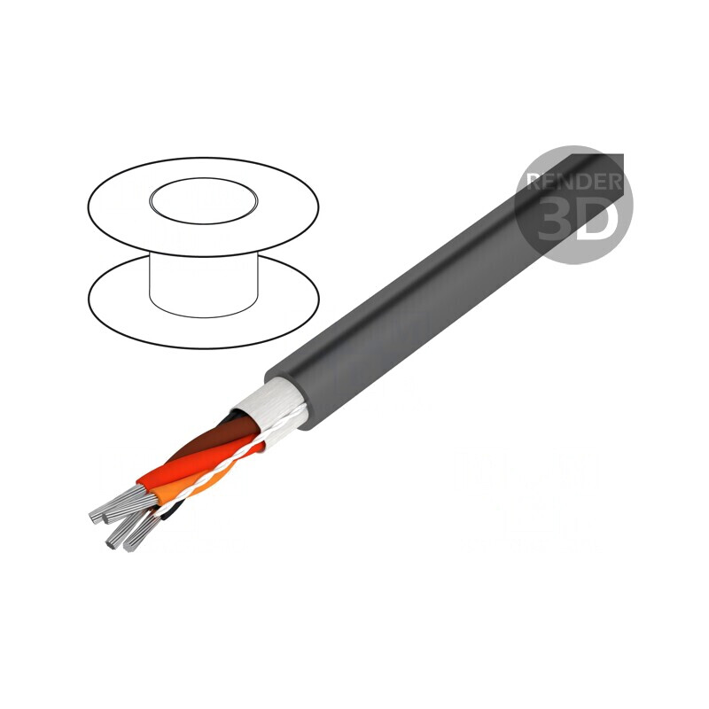 Cablu neecranat 4x22AWG 30,5m 300V | Electronic-mag.ro | Componente Electronice Cablu neecranat 4x22AWG 30,5m 300V | Electronic-mag.ro | Componente Electronice