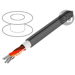 Cablu neecranat 4x22AWG 30,5m 300V | Electronic-mag.ro | Componente Electronice