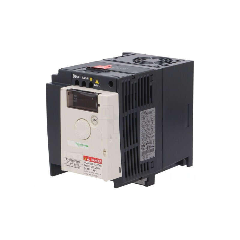 Invertor Putere 1,5kW 200-240VAC 0,1-400Hz ATV12HU15M2 | Electronic-mag.ro | Componente Electronice