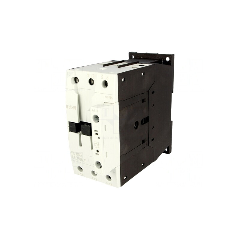 Contactor 3-Pole 24VDC 50A DIN Rail Mount | Electronic-mag.ro | Componente Electronice